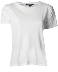 Женская белая футболка с круглым вырезом от Theory