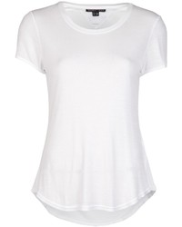 Женская белая футболка с круглым вырезом от Theyskens' Theory