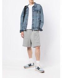 Мужская белая футболка с круглым вырезом от Lacoste