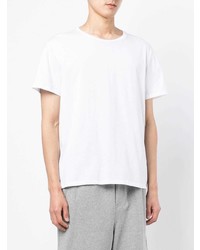 Мужская белая футболка с круглым вырезом от Lacoste