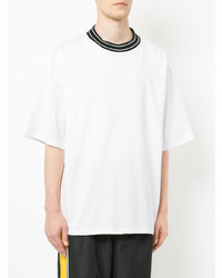 Мужская белая футболка с круглым вырезом от Monkey Time