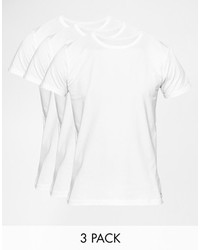 Мужская белая футболка с круглым вырезом от Tommy Hilfiger