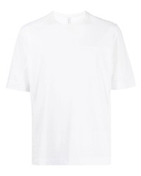 Мужская белая футболка с круглым вырезом от Transit