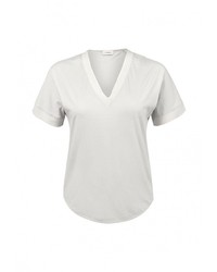 Женская белая футболка с круглым вырезом от Triangle by s.Oliver