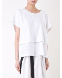 Женская белая футболка с круглым вырезом от Nehera