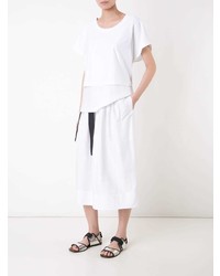 Женская белая футболка с круглым вырезом от Nehera