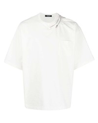 Мужская белая футболка с круглым вырезом от Undercover
