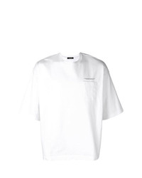Мужская белая футболка с круглым вырезом от Undercover