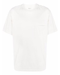 Мужская белая футболка с круглым вырезом от Universal Works