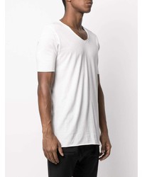 Мужская белая футболка с круглым вырезом от Thom Krom