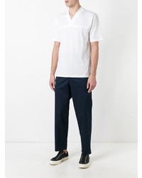 Мужская белая футболка с круглым вырезом от Natural Selection