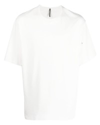 Мужская белая футболка с круглым вырезом от Veilance