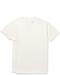 Мужская белая футболка с круглым вырезом от Velva Sheen