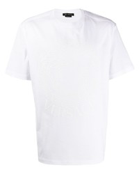 Мужская белая футболка с круглым вырезом от Versace