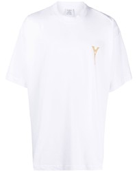 Мужская белая футболка с круглым вырезом от Vetements