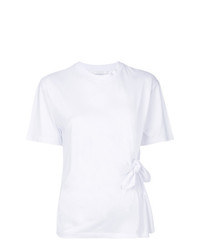 Женская белая футболка с круглым вырезом от Victoria Victoria Beckham