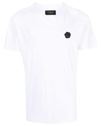 Мужская белая футболка с круглым вырезом от Viktor & Rolf