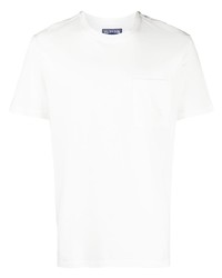 Мужская белая футболка с круглым вырезом от Vilebrequin