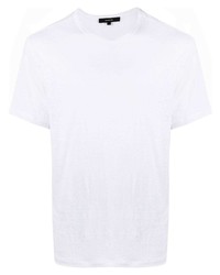 Мужская белая футболка с круглым вырезом от Vince