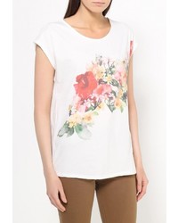 Женская белая футболка с круглым вырезом от Vis-a-Vis