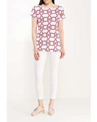 Женская белая футболка с круглым вырезом от Vis-a-Vis