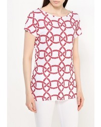 Женская белая футболка с круглым вырезом от Vis-a-Vis