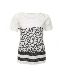 Женская белая футболка с круглым вырезом от Vis-a-Vis