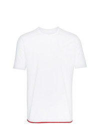 Мужская белая футболка с круглым вырезом от VISVIM