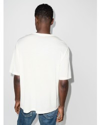 Мужская белая футболка с круглым вырезом от VISVIM