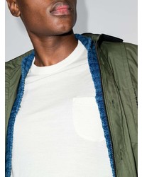 Мужская белая футболка с круглым вырезом от VISVIM