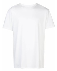 Мужская белая футболка с круглым вырезом от WARDROBE.NYC