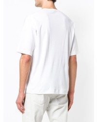 Мужская белая футболка с круглым вырезом от MACKINTOSH