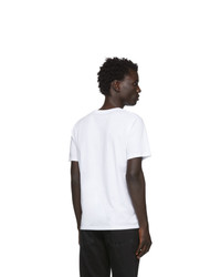 Мужская белая футболка с круглым вырезом от Saturdays Nyc
