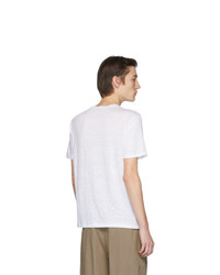 Мужская белая футболка с круглым вырезом от Etro