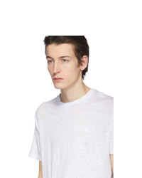 Мужская белая футболка с круглым вырезом от Etro