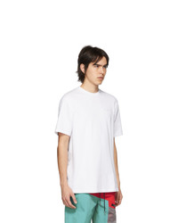 Мужская белая футболка с круглым вырезом от Aimé Leon Dore