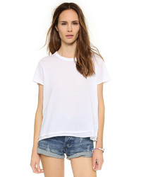 Женская белая футболка с круглым вырезом от Wilt