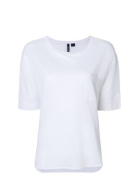 Женская белая футболка с круглым вырезом от Woolrich