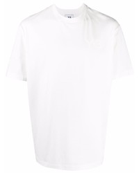 Мужская белая футболка с круглым вырезом от Y-3