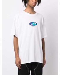 Мужская белая футболка с круглым вырезом от Nike