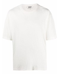 Мужская белая футболка с круглым вырезом от YMC