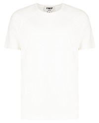 Мужская белая футболка с круглым вырезом от YMC