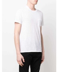 Мужская белая футболка с круглым вырезом от Zadig & Voltaire