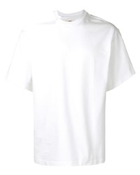 Мужская белая футболка с круглым вырезом от Zilver