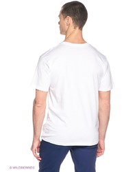 Мужская белая футболка с принтом от DC Shoes