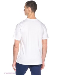 Мужская белая футболка с принтом от DC Shoes