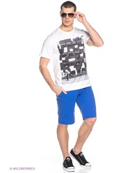 Мужская белая футболка с принтом от DC Shoes