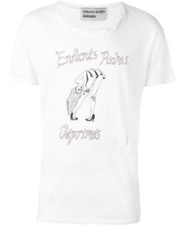 Женская белая футболка с принтом от Enfants Riches Deprimes