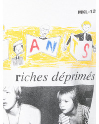 Женская белая футболка с принтом от Enfants Riches Deprimes