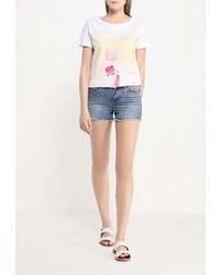 Женская белая футболка с принтом от Incity